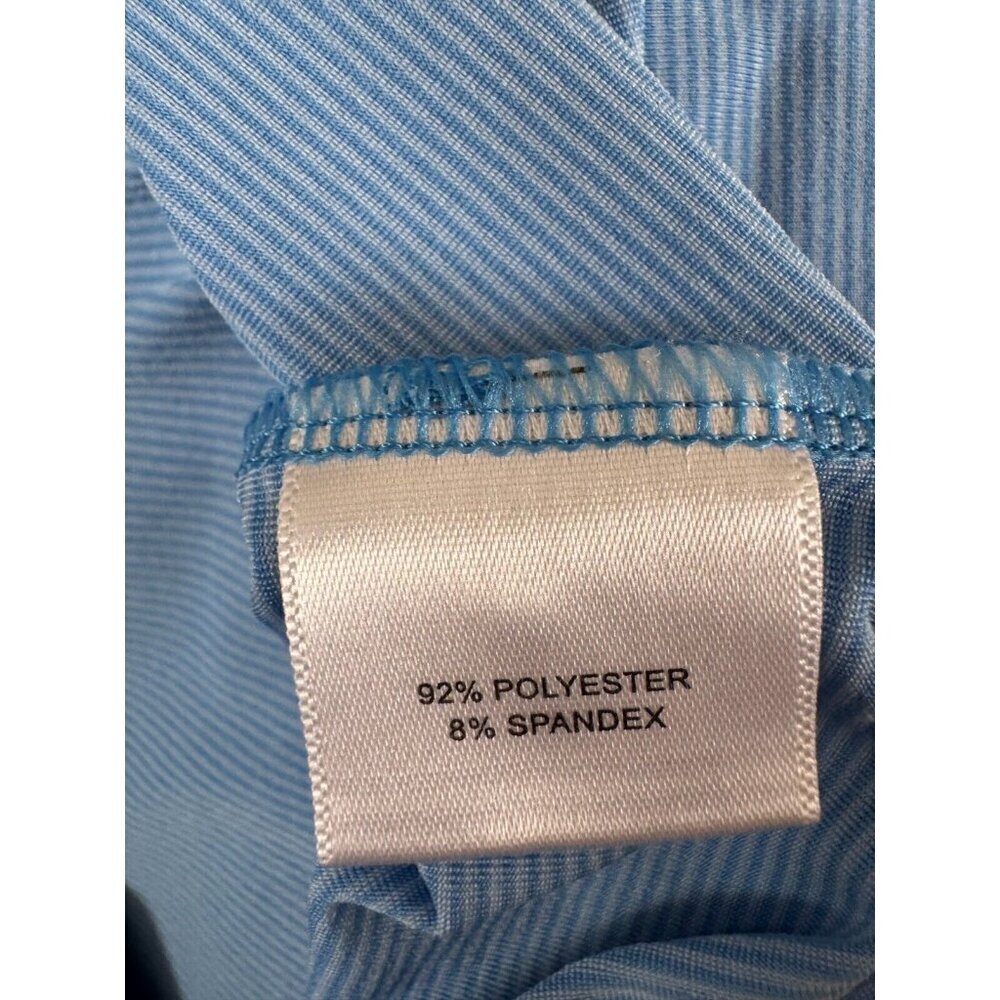 PETER MILLAR Blue Crown Sport Grace Performance Mesh Polo Mens Size Medium - Picture 8 of 8